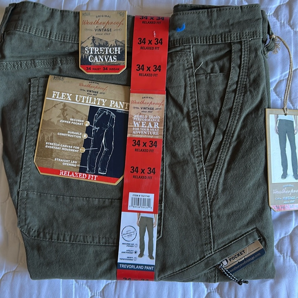 Original Waterproof Vintage brand - size 34/34 slim fit